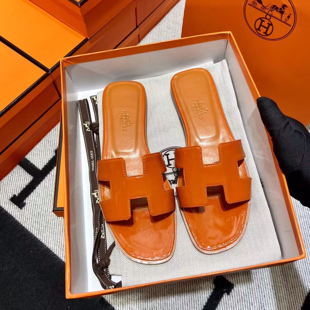 에르메스 올수공 오란 슬리퍼 샌들 페이던트 33